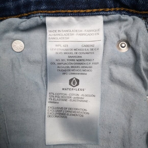 Denizen from Levi's 231 Athletic Men's Size 32/32 Medium Wash Straight Leg Jeans - Picture 4 of 16